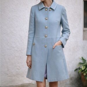 Vintage Aquascutum London Wool Coat Queen Mother Warrant Royal - England 6-70’s